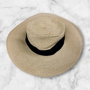 5 for $25 A New Day beige/tan wide brim black band sun hat